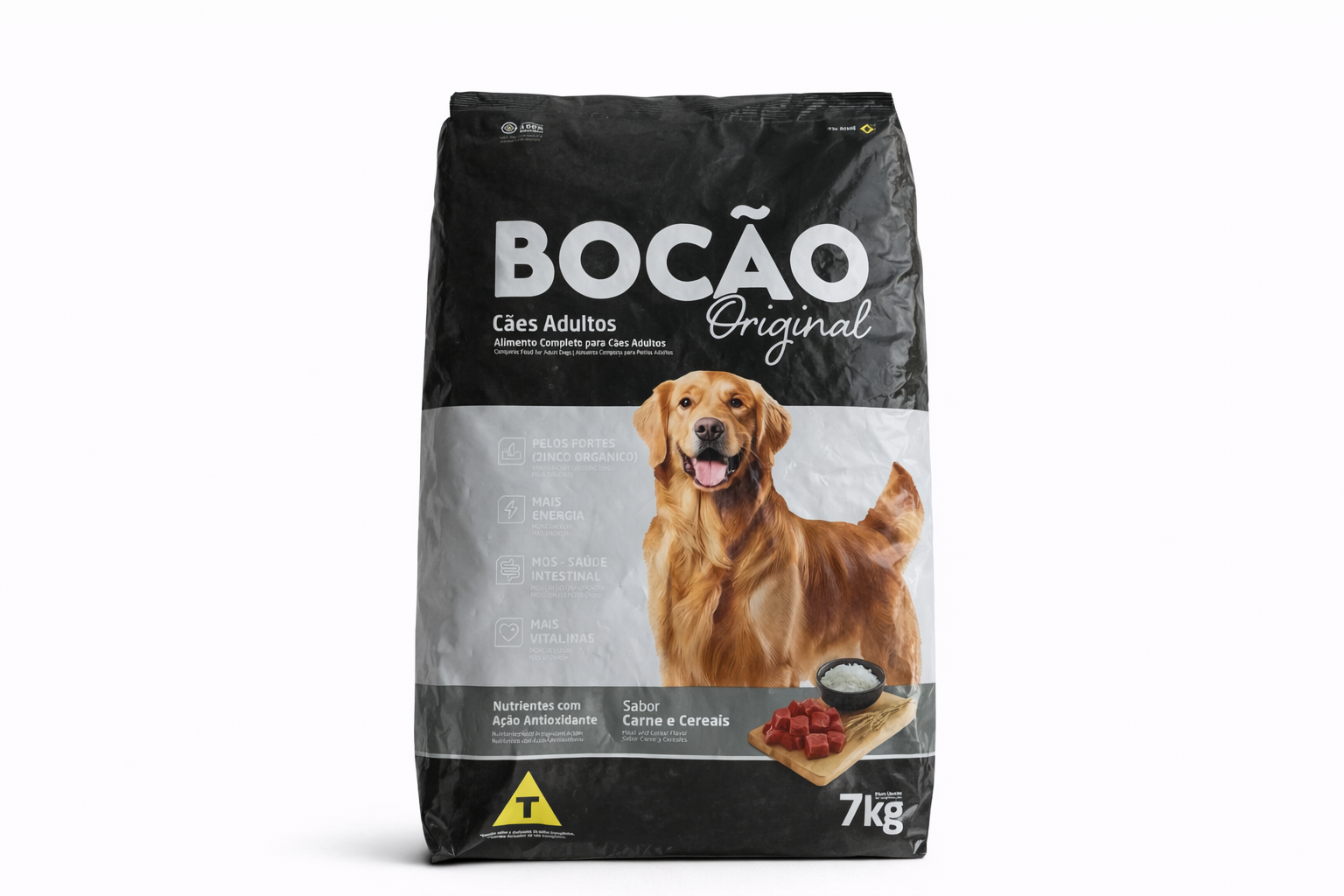 Bocão Original Cães Adultos 7 kg