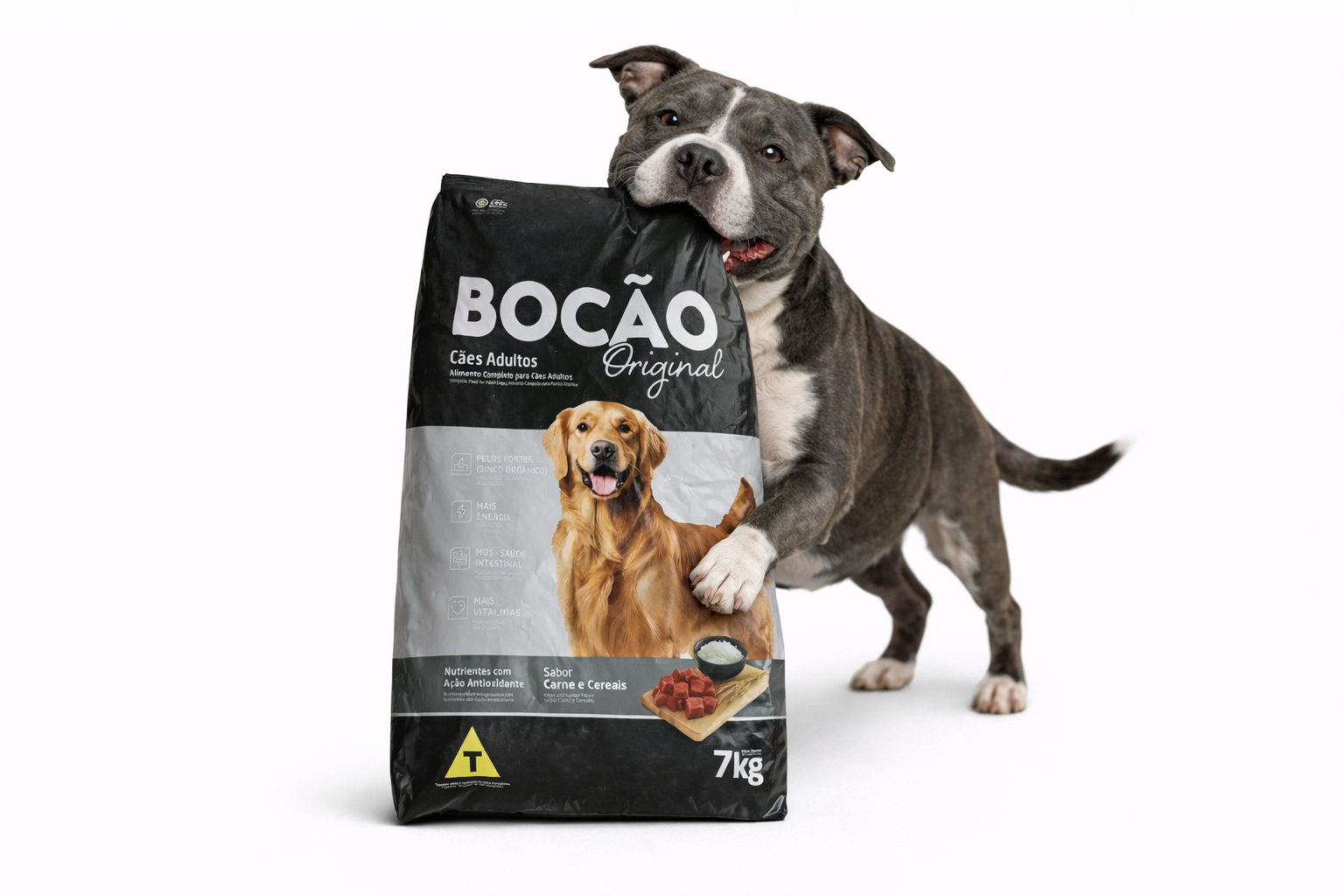Bocão Original Cães Adultos 7 kg