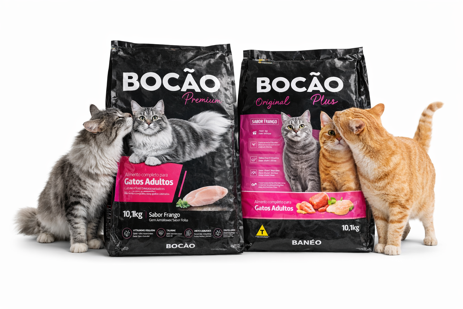 Bocão Premium Gatos Adultos/Castrados 10,1kg