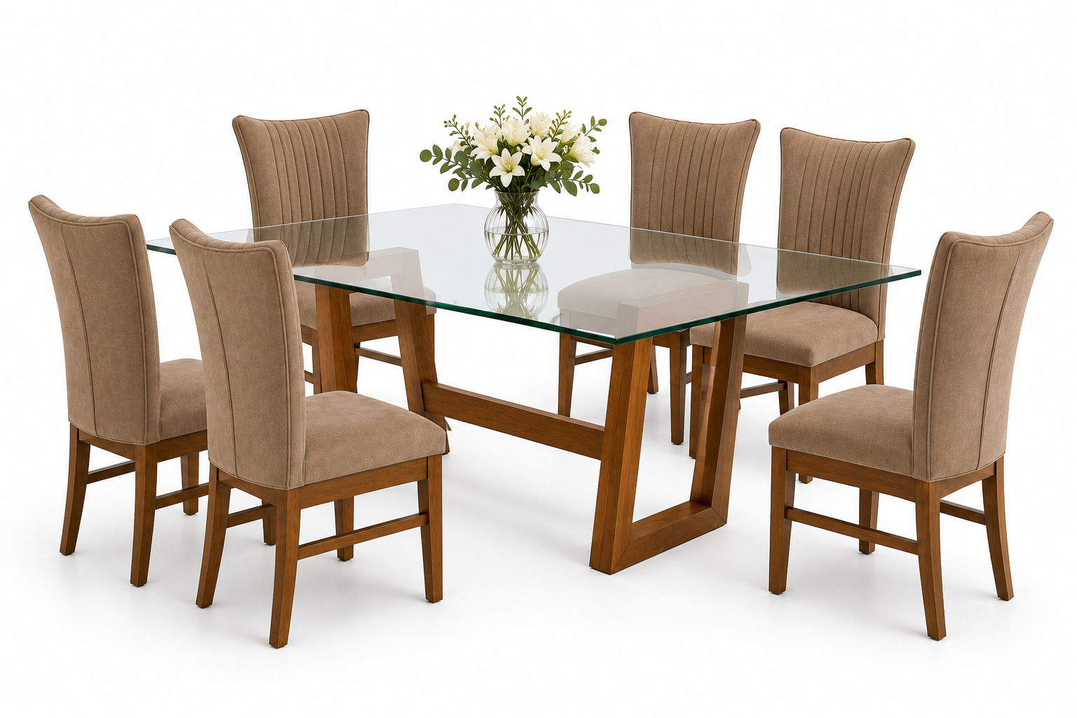 Conjunto 04 Cadeiras e Mesa.