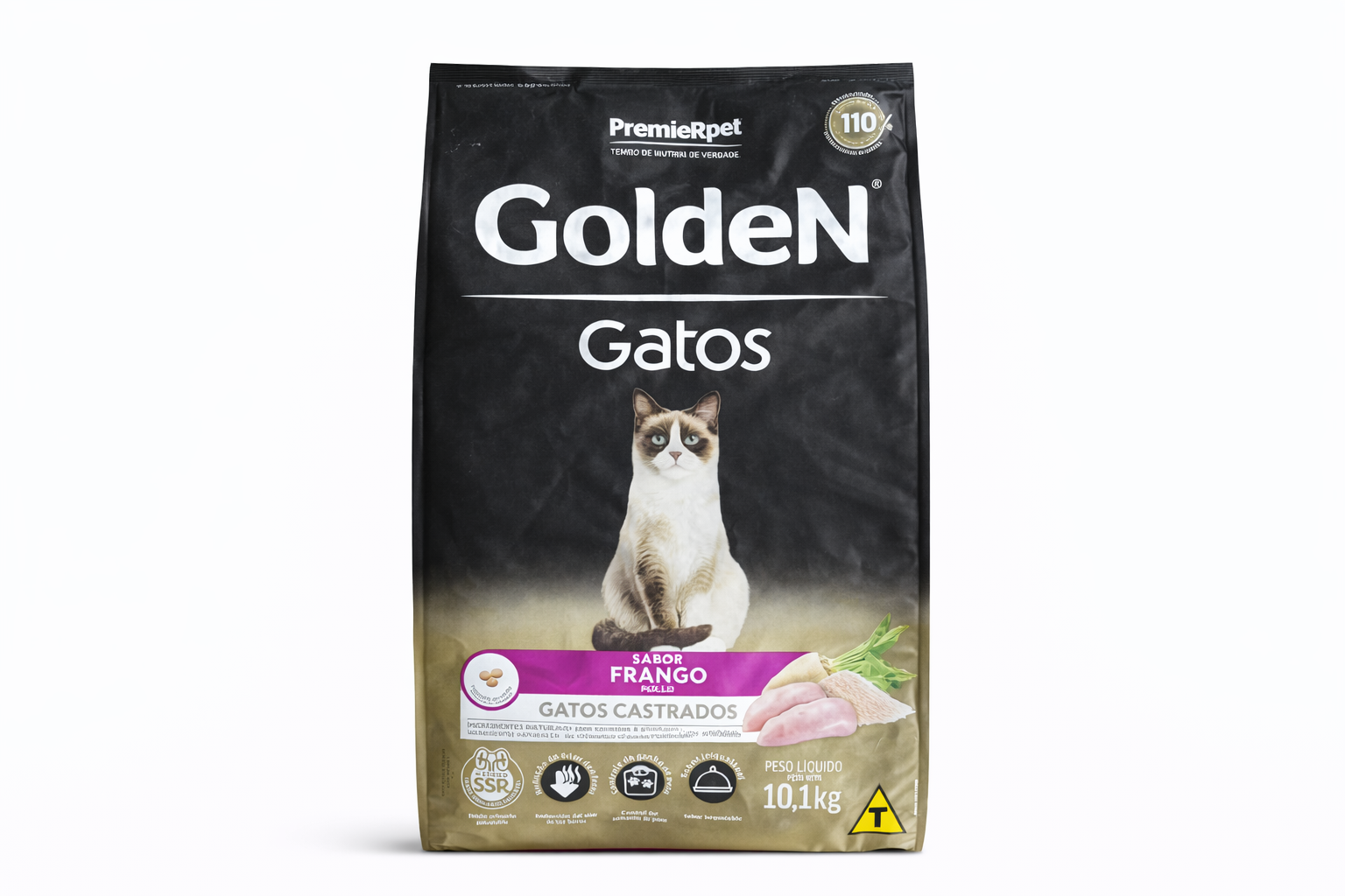 GoldeN Gatos 10,1kg Gatos Adultos/Castrados
