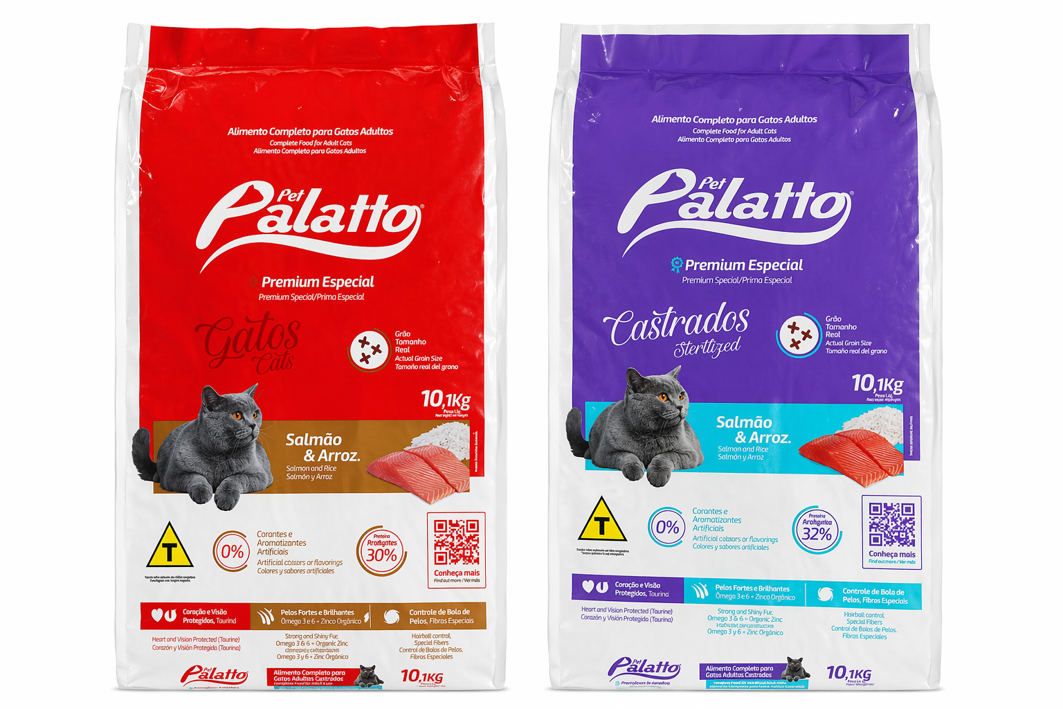 Pet Palatto Gatos Adultos e Castrados Premium Especial 10kg 