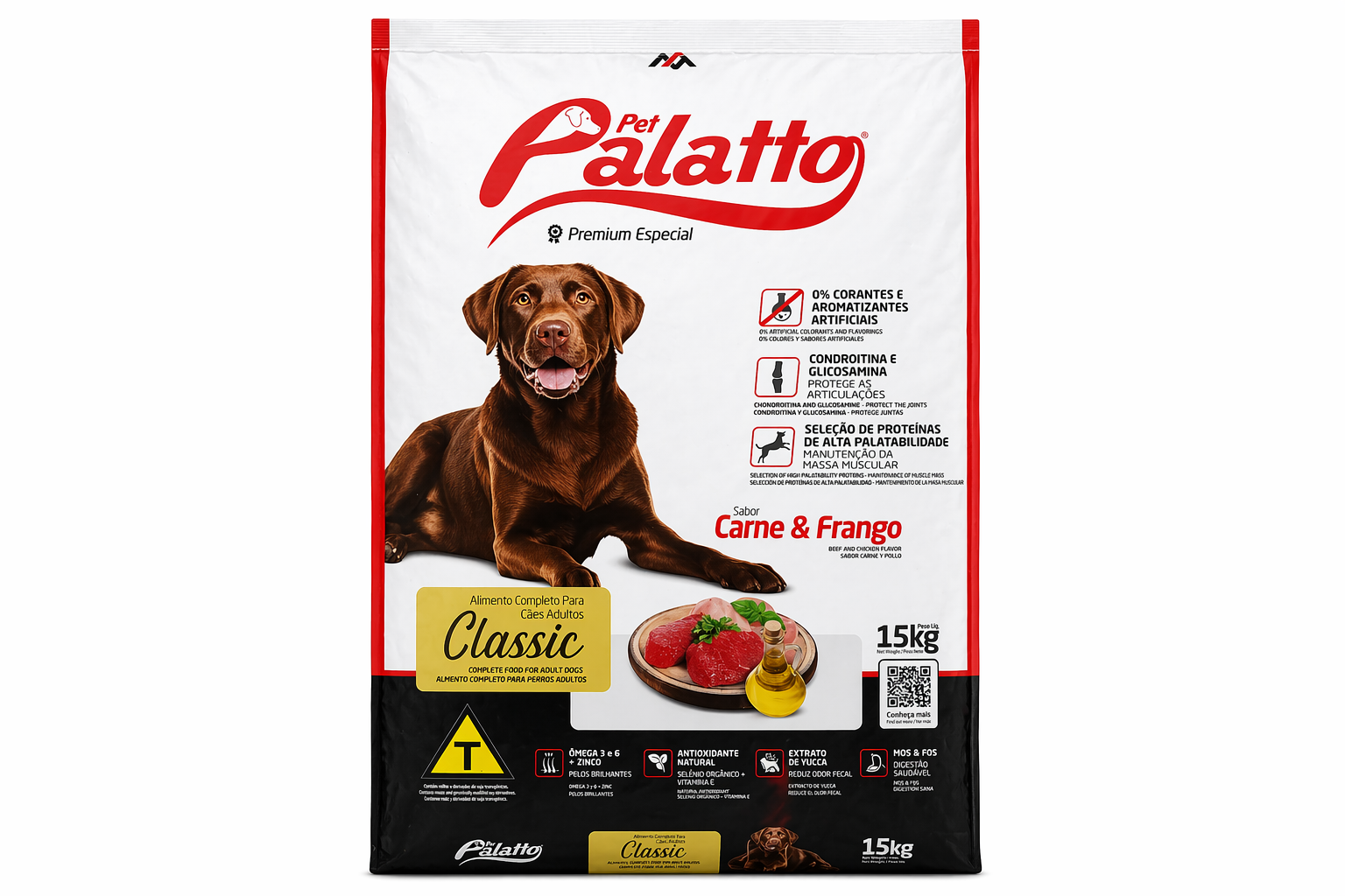 Pet Palatto Classic (Carne & Frango) 15kg