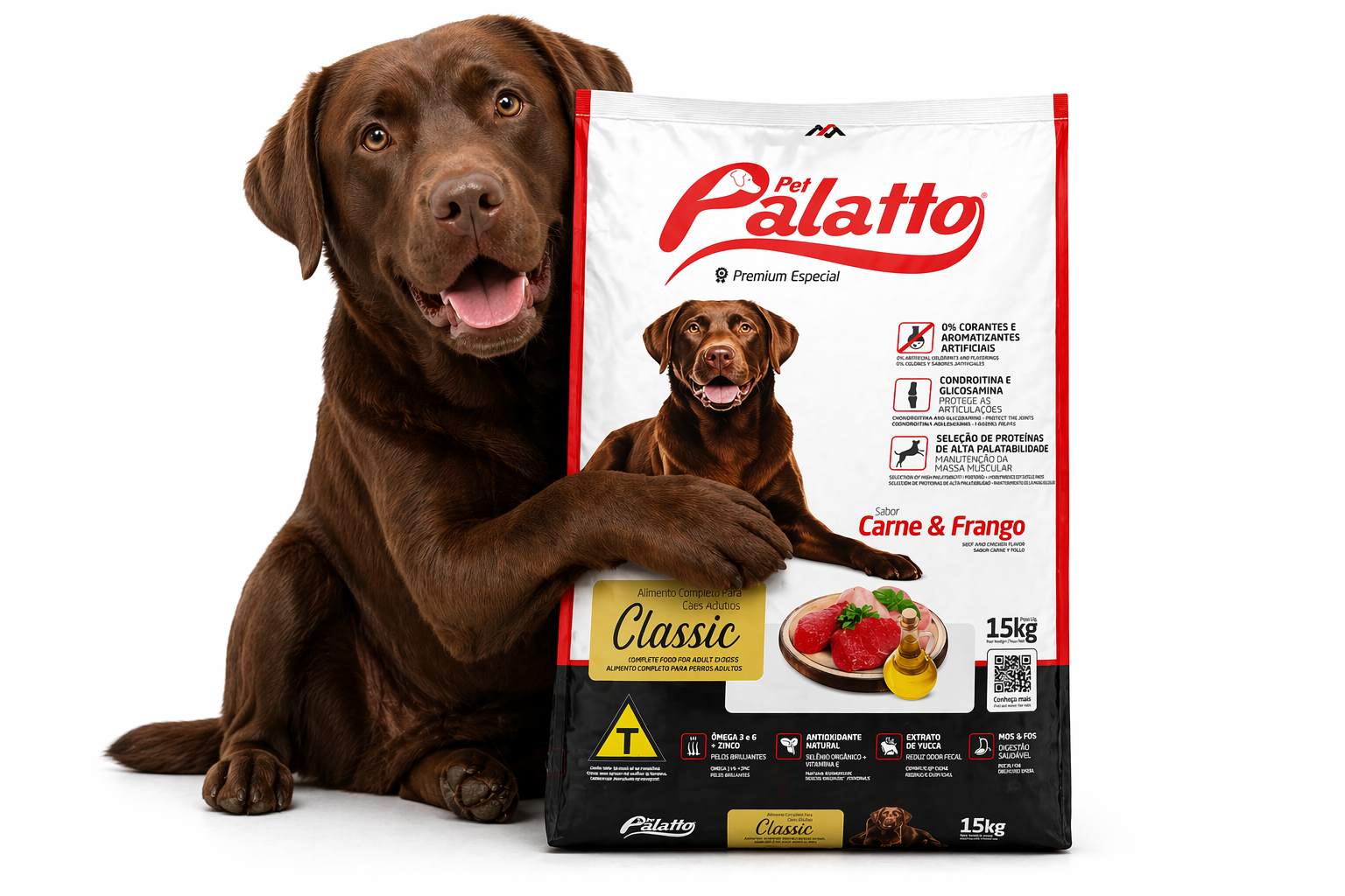 Pet Palatto Classic (Carne & Frango) 15kg
