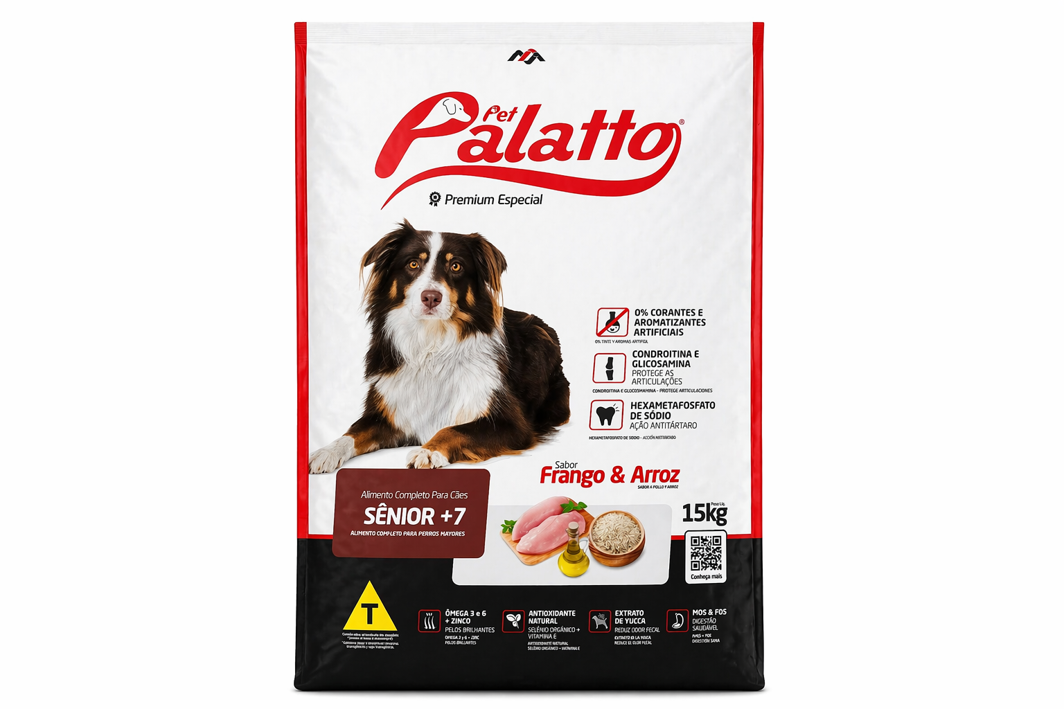 Pet Palatto Sênior +7 Premium Especial 15kg