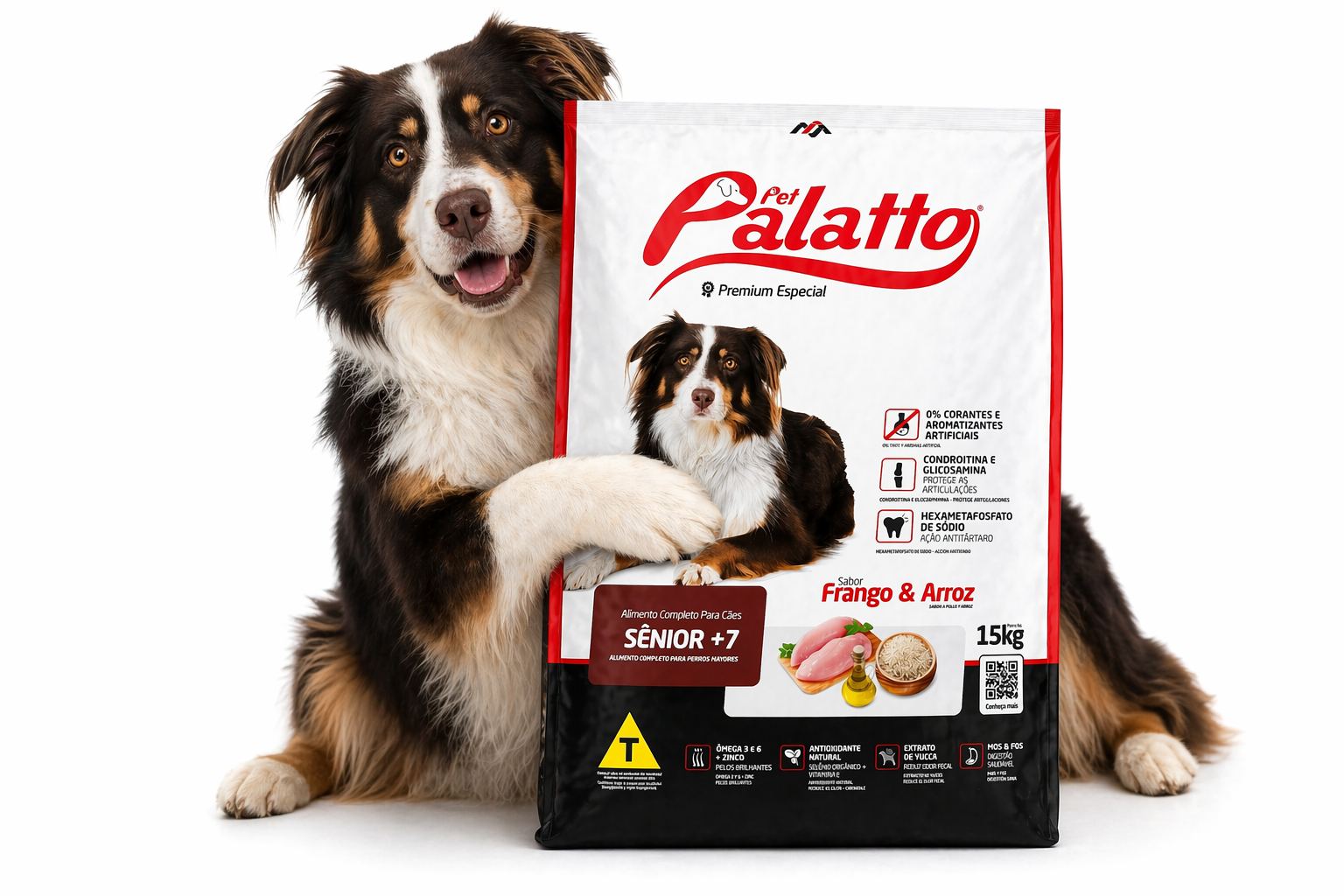Pet Palatto Sênior +7 Premium Especial 15kg