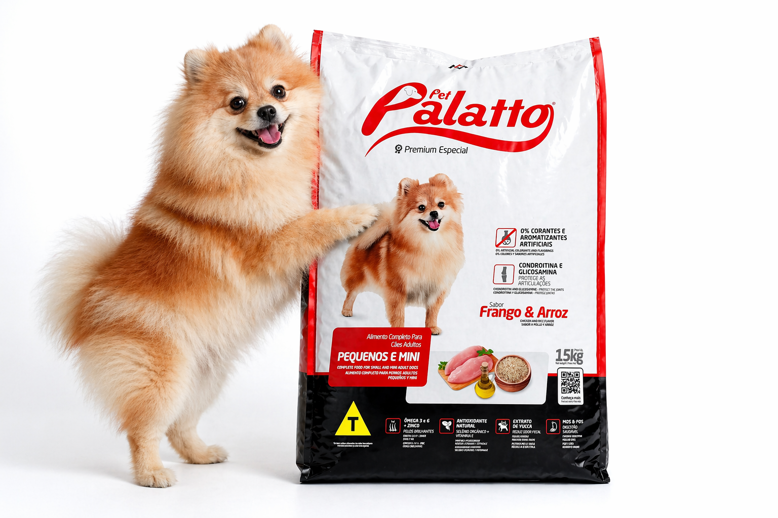 Pet Palatto Pequenos e Mini (Frango & Arroz) 15kg